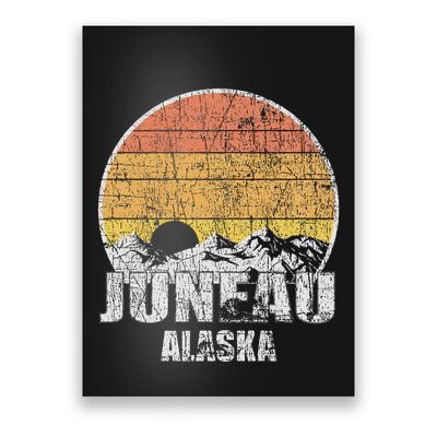 Retro Juneau Alaska Poster