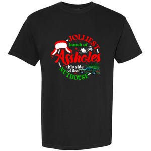 Retro Jolliest Bunch Of Assholes This Side Of The Nut House Garment-Dyed Heavyweight T-Shirt