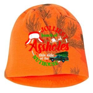 Retro Jolliest Bunch Of Assholes This Side Of The Nut House Kati - Camo Knit Beanie