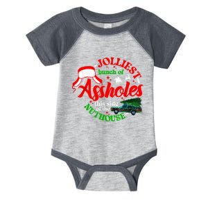 Retro Jolliest Bunch Of Assholes This Side Of The Nut House Infant Baby Jersey Bodysuit