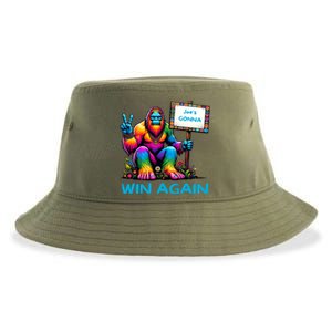 Reelect Joe Biden Bigfoot For Biden 2024 Meaningful Gift Sustainable Bucket Hat