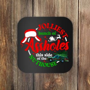 Retro Jolliest Bunch Of Assholes This Side Of The Nut House Coaster