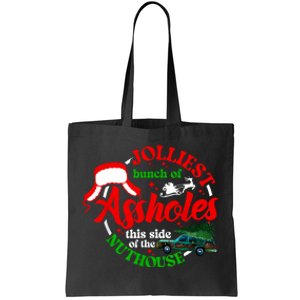 Retro Jolliest Bunch Of Assholes This Side Of The Nut House Tote Bag