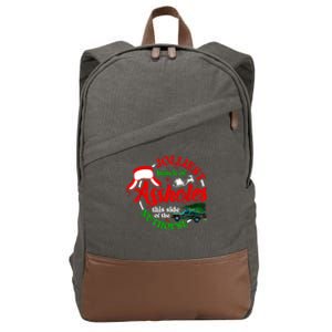 Retro Jolliest Bunch Of Assholes This Side Of The Nut House Cotton Canvas Backpack