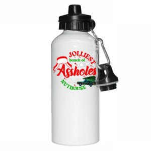 Retro Jolliest Bunch Of Assholes This Side Of The Nut House Aluminum Water Bottle