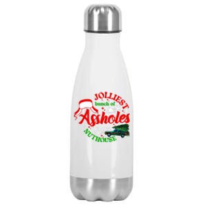 Retro Jolliest Bunch Of Assholes This Side Of The Nut House Stainless Steel Insulated Water Bottle