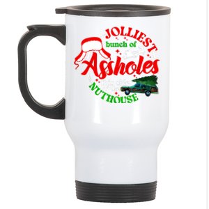 Retro Jolliest Bunch Of Assholes This Side Of The Nut House Stainless Steel Travel Mug