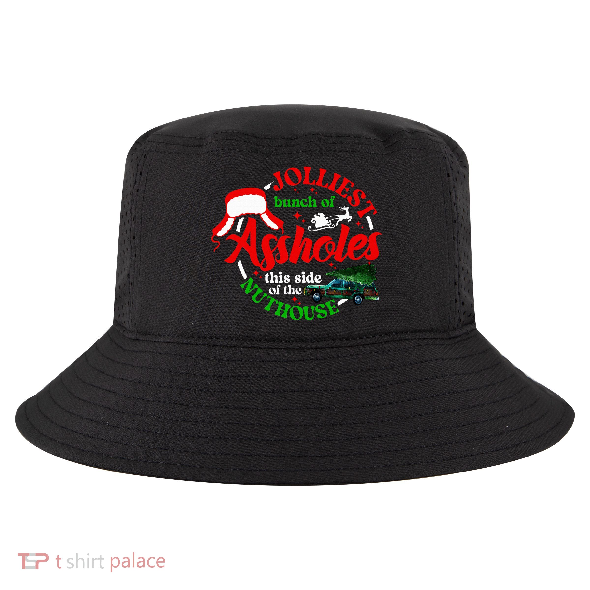 Retro Jolliest Bunch Of Assholes This Side Of The Nut House Cool Comfort Performance Bucket Hat