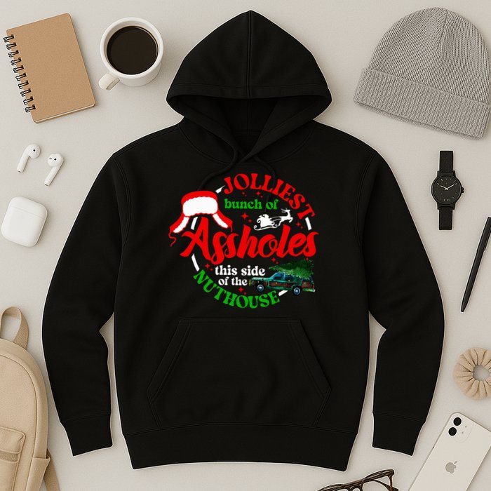 Retro Jolliest Bunch Of Assholes This Side Of The Nut House Hoodie