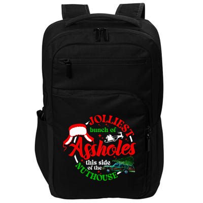 Retro Jolliest Bunch Of Assholes This Side Of The Nut House Impact Tech Backpack