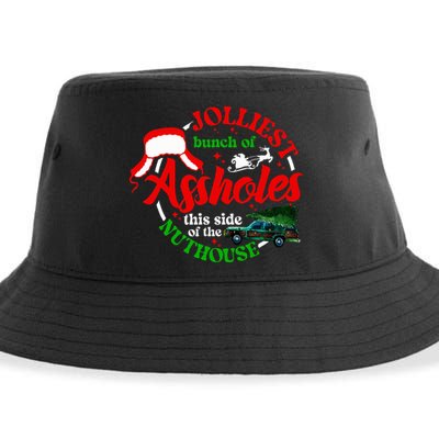 Retro Jolliest Bunch Of Assholes This Side Of The Nut House Sustainable Bucket Hat
