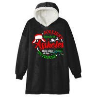 Retro Jolliest Bunch Of Assholes This Side Of The Nut House Hooded Wearable Blanket