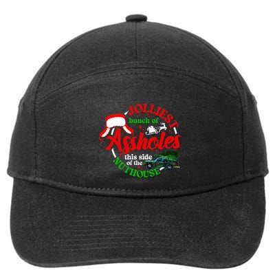 Retro Jolliest Bunch Of Assholes This Side Of The Nut House 7-Panel Snapback Hat