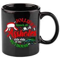 Retro Jolliest Bunch Of Assholes This Side Of The Nut House 11oz C Handle Ceramic Mug