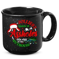 Retro Jolliest Bunch Of Assholes This Side Of The Nut House 15oz Campfire Ceramic Mug