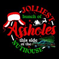 Retro Jolliest Bunch Of Assholes This Side Of The Nut House Drawstring Bag