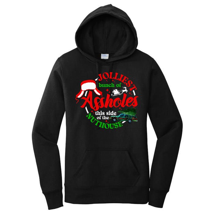 Retro Jolliest Bunch Of Assholes This Side Of The Nut House Women's Pullover Hoodie