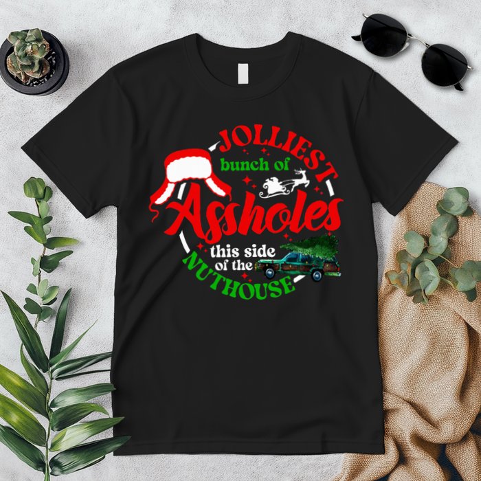 Retro Jolliest Bunch Of Assholes This Side Of The Nut House Premium T-Shirt