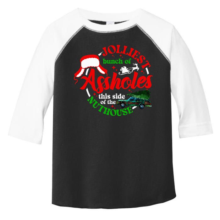 Retro Jolliest Bunch Of Assholes This Side Of The Nut House Toddler Fine Jersey T-Shirt