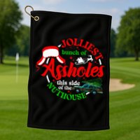 Retro Jolliest Bunch Of Assholes This Side Of The Nut House Golf Towel