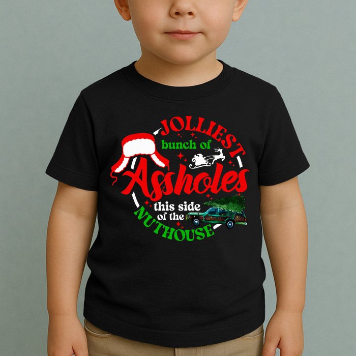 Retro Jolliest Bunch Of Assholes This Side Of The Nut House Toddler T-Shirt