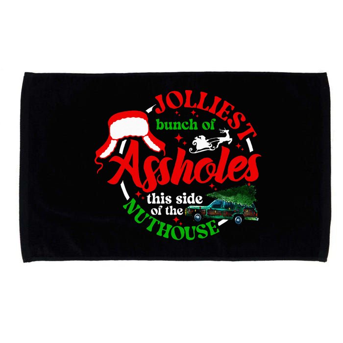 Retro Jolliest Bunch Of Assholes This Side Of The Nut House Microfiber Hand Towel