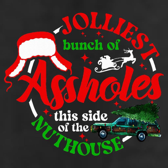Retro Jolliest Bunch Of Assholes This Side Of The Nut House Microfiber Hand Towel