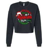 Retro Jolliest Bunch Of Assholes This Side Of The Nut House Cropped Pullover Crew