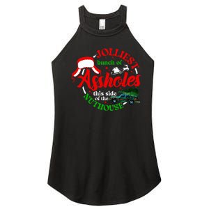 Retro Jolliest Bunch Of Assholes This Side Of The Nut House Women's Perfect Tri Rocker Tank