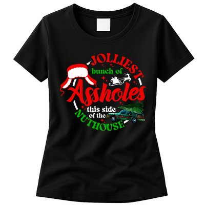 Retro Jolliest Bunch Of Assholes This Side Of The Nut House Womens T-Shirt
