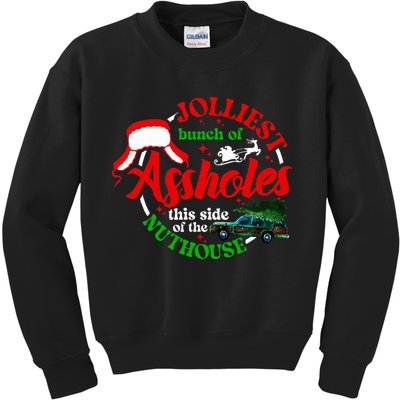 Retro Jolliest Bunch Of Assholes This Side Of The Nut House Kids Sweatshirt