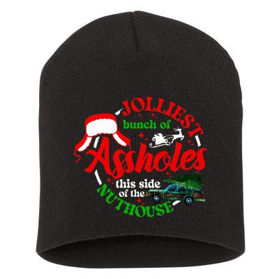 Retro Jolliest Bunch Of Assholes This Side Of The Nut House Short Acrylic Beanie