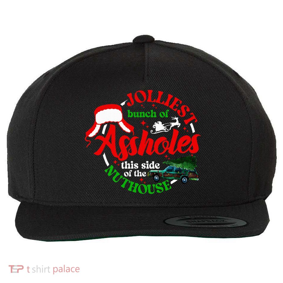 Retro Jolliest Bunch Of Assholes This Side Of The Nut House Wool Snapback Cap