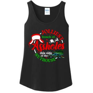 Retro Jolliest Bunch Of Assholes This Side Of The Nut House Ladies Essential Tank