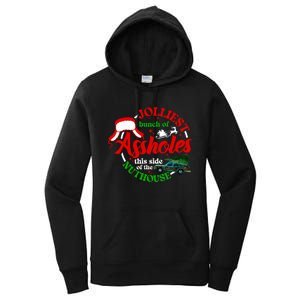 Retro Jolliest Bunch Of Assholes This Side Of The Nut House Women's Pullover Hoodie