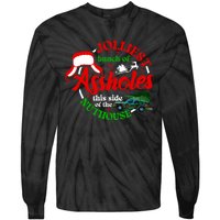 Retro Jolliest Bunch Of Assholes This Side Of The Nut House Tie-Dye Long Sleeve Shirt