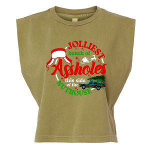 Retro Jolliest Bunch Of Assholes This Side Of The Nut House Garment-Dyed Women's Muscle Tee