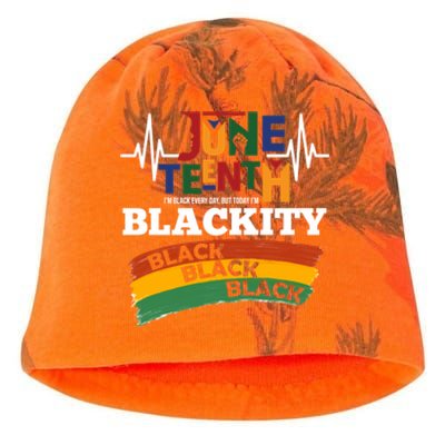 Retro Juneteenth Blackity Black History African America Bhm Gift Kati - Camo Knit Beanie