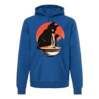 Ra Japanese Cat Japan Aesthetic Retro Vintage Japan Art Great Gift Premium Hoodie