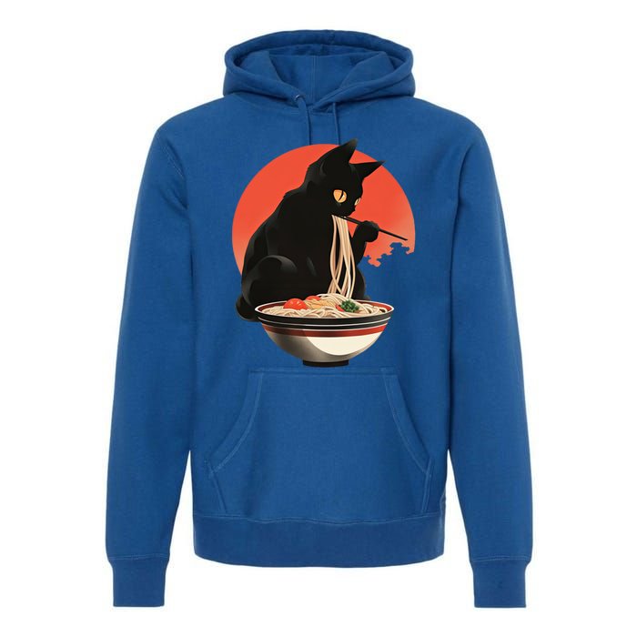 Ra Japanese Cat Japan Aesthetic Retro Vintage Japan Art Great Gift Premium Hoodie