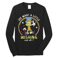 Retro Jiminy Cricket See What A Little Wishing Can Do Long Sleeve Shirt