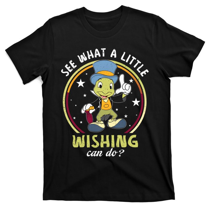 Retro Jiminy Cricket See What A Little Wishing Can Do T-Shirt