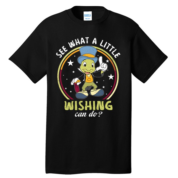 Retro Jiminy Cricket See What A Little Wishing Can Do Tall T-Shirt