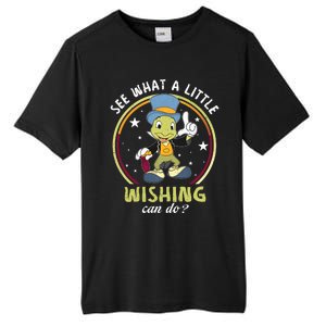 Retro Jiminy Cricket See What A Little Wishing Can Do Tall Fusion ChromaSoft Performance T-Shirt