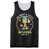 Retro Jiminy Cricket See What A Little Wishing Can Do Mesh Reversible Basketball Jersey Tank