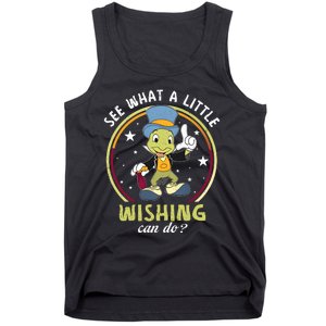 Retro Jiminy Cricket See What A Little Wishing Can Do Tank Top