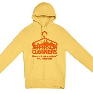 Retro Jefferson Cleaners Logo Premium Pullover Hoodie