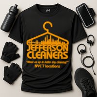 Retro Jefferson Cleaners Logo Cooling Performance Crew T-Shirt