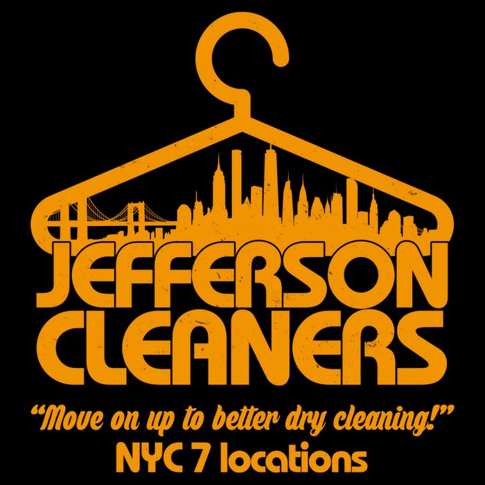Retro Jefferson Cleaners Logo Cooling Performance Crew T-Shirt