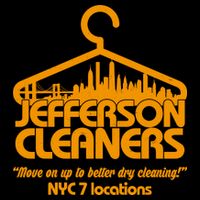 Retro Jefferson Cleaners Logo Drawstring Bag